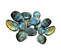 PiniceCore Natural Crystal Moonstone Gemstone Ornament Polished Labradorite Handicraft Fish Tank Decorating Stone Healing Stone