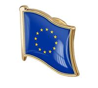 PiniceCore Solapa del Indicador De 1pc Unión Europea Pin Pin De Metal Broche De La Unión Europea Bandera De Distintivos De La Novedad De Accesorios
