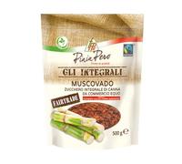 Pinin Pero Azúcar Muscovado Fairtrade 500 g - Azúcar de Caña Integral - Fuente de Potasio, Calcio, Hierro y Magnesio - Sabor Intenso - Doypack Resellable