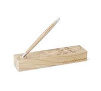 Pininfarina "Cambiano | Bolígrafo de aluminio y madera de nogal con punta Ethergraph, caja de regalo