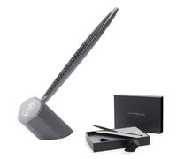 pininfarina segno Cambiano Transitions - Lápiz capacitivo con bolígrafo y soporte de escritorio inclinado, bolígrafo de tinta negra, cuerpo de titanio