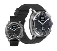pininfarina Senso Sport Hybrid Smartwatch - Reloj analógico con correa FKM, pantalla digital y rastreador de fitness para pasos, calorías y sueño - Brújula y seguimiento GPS - Gris pizarra