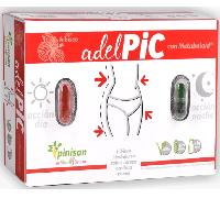 Pinisan Complemento alimenticio Slimline AdelPIC, plantas, L-ornitina y cromo, 28 cápsulas