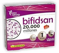 Pinisan, Complemento Alimenticio a Base de Probióticos y Prebióticos, Bifidsan 20 Cápsulas, 1 Unidad