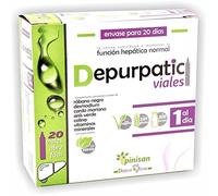 Pinisan Depurpatic - 20 Viales - Depurativo Natural con Cardo Mariano, Alcachofa y Diente de León - Sin Gluten, Sin Lactosa - Apoyo Hepático y Digestivo