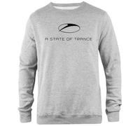 Pinitotee A State of Trance Jersey Unisex Gris con Cuello Redondo Y Regular