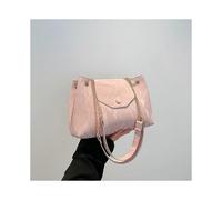 (Pink) 2025 New Style Fashionable Versatile Chain Shoulder Bag Ladies Commuting To Work Tote Bag