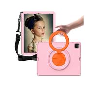 (Pink)360-degree Rotating Ring Stand Ipad Pro 12.9 Case With Waterproof Design, Realistic Eagle Pattern, Adjustable Strap, All-around Protection