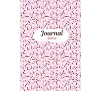 Pink Abstract Pattern Journal: Funky Geometric Confetti: 6x9 Trendy Memphis Style Notebook | 160 Pages Creative Writing Diary for Students & Artists