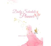 Pink Aesthetic Daily Schedule Planner: Elegant 8.5 x 11 Organizer for Students & Educators to Improve Focus, Build Mindful Habits, and Streamline Daily Tasks