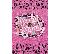 Pink and Black Breast Cancer Support Squad: Blank 120 Page Lined Journal/Notebook/Poetry/Lyric Book