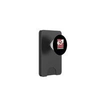 Pink and Green Out Here Being Cute v2 Gráfico verde y rosa PopSockets PopWallet para MagSafe