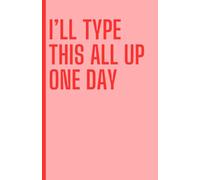 Pink and Red Bold Notebook - A5 150 Ruled Journal with Inspirational Quote