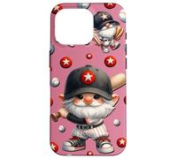 Pink Baseball Girls Accessories Cute Gnome For Baseball Mom Carcasa para iPhone 16 Pro