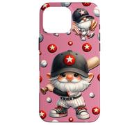 Pink Baseball Girls Accessories Cute Gnome For Baseball Mom Carcasa para iPhone 16 Pro Max