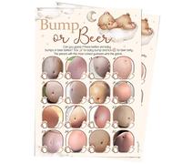 Pink Bee Party Bump or Beer Game en tema de oso de peluche, juego de baby shower, 20 jugadores