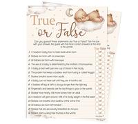 Pink Bee Party True or False Baby Shower Juego en tema de oso de peluche - 20 jugadores