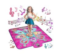 (pink)Best Seller Kids Dance Mat - 7 Game Modes, 10 Levels, 10 Music & LED Lights