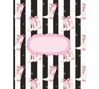 Pink & Black Coquette Composition Notebook: Cowgirl Aesthetic, Cowboy Boots & Bows Notebook, cowgirl notebook, wide ruled, 7.5 x 9.25, 120 Pages | ... Girls, Kids, Teens, Students & Young Adults