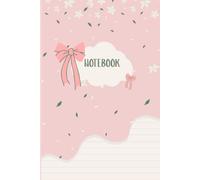 Pink Bow and Floral Aesthetic Notebook: Cute Coquette Lined Journal for Girls, Teens, and Soft Girl Aesthetic Lovers