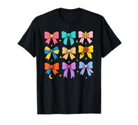 Pink Bow Girly Coquette Low Graphic Niñas Mujeres Lazo Girlie Camiseta