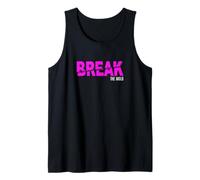 Pink Break The Mold Gráfico Rosa Camiseta sin Mangas