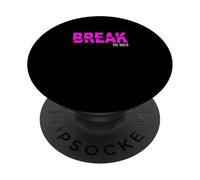 Pink Break The Mold Gráfico Rosa PopSockets PopGrip Adhesivo