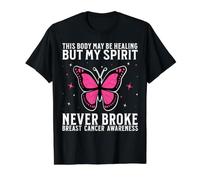 Pink Breast Cancer Awareness for Women Breast Cancer Gifts Camiseta gráfica económica, Hombre, Negro, M