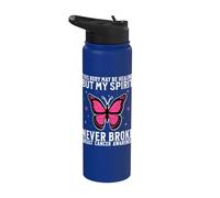Pink Breast Cancer Awareness for Women Breast Cancer Gifts Stainless Steel Insulated Water Bottle