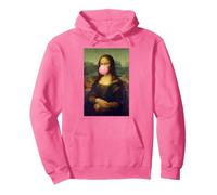 Pink Bubble Gum Mona Lisa Pop Art Da Vinci Sudadera con Capucha