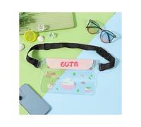 (Pink Bunny) Large Capacity Cell Phone Triple Sealed Waterproof Bag Outdoor Drifting Waterproof Waist Bag