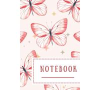 Pink Butterflies Composition Notebook: Cute Notebook for Girls, Teens, and Butterfly Lovers (150 Pages)