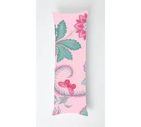 Pink Butterfly Body Pillow Case Cover 50x135cm, Long Backrest Cushion Pillow Protector with Zipper, Decorative Bedding Pillowcase, Soft Body Pillow Cover for Couch Bedroom Petals