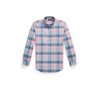 Pink Camisa de popelina Custom Fit de cuadros L