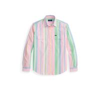 Pink Camisa de trabajo oxford Custom Fit XS