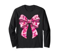 Pink Camo Football Game Day Team Spirit Manga Larga