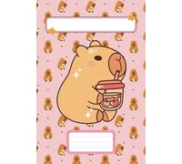 Pink Capybara Bubble Tea Notebook: Fun and Adorable Journal for Animal Lovers and Bubble Tea Fans