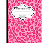 Pink Cheetah Vibes - Composition Notebook: Trendy Wild Print Notebook | 160 Pages | Wide-Ruled | Fierce & Fabulous for School, Notes & Journaling