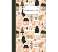 Pink Christmas Journal: Pretty Notebook & Journal with Winter Holidays Illustration
