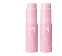 Pink Collagen Volume Multi Balm Stick - Hydrating Balm Eye Cream Make Up Base & Moisture Stick,Deeply Nourishing Solid Moisturizer,Collagen Wrinkle Sticks Face & Body Balms for Face Lips & Neck (2Pcs)