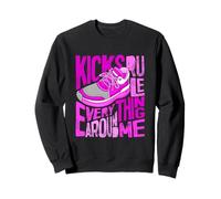 Pink Color Kicks Rule Everything Around Me Gráfico Rosa Sudadera