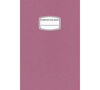 Pink Composition Notebook - Cute Marble Style | 110 Pages | 6 x 9 in | Lined Notebook
