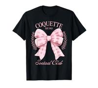 Pink Coquette Bow Est.2025 Social Club Women Camiseta