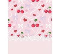 Pink Coquette Composition Notebook: Aesthetic Pink Journal with Bows, Pearls & Hearts for Girls and Teens: Cute Coquette preppy Notebook for School or Daily Notes