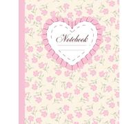 Pink Coquette Flower Composition Notebook College Ruled : Cute Girly Feminine Aesthetic: Coquette Aesthetic Journal for College, School, Office & Work