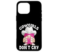 Pink Cowgirls Dont Cry Graphic For Women Funny Western GNOME Carcasa para iPhone 16 Pro MAX
