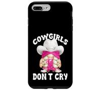 Pink Cowgirls Dont Cry Graphic For Women Funny Western GNOME Carcasa para iPhone 7 Plus/8 Plus