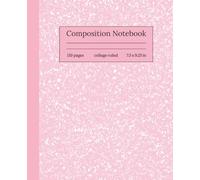 Pink Crinkle - Composition Notebook: College-Ruled - 110 Pages - Pink Crinkle Marble Design - Great for Students, Teachers, and Writers - 7.5 x 9.25 in