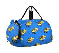 Pink Cute Zebra Skating Yellow Stars (palabra clave) con compartimento para zapatos (prop1) (longword) para (Scenario), Blue, Talla única