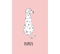 Pink Dalmatian Print original design Notebook 6'' by 9'' 120 pages